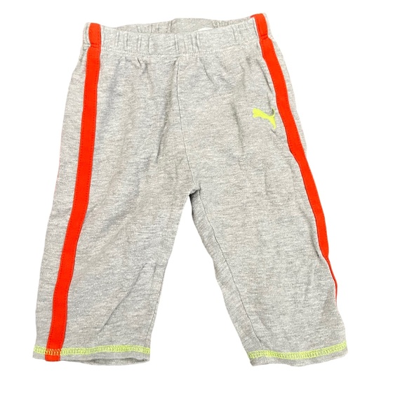 Puma Neon Orange, Yellow and Gray Outfit, Size 6-9 Months, 100% Cotton - Picture 5 of 6